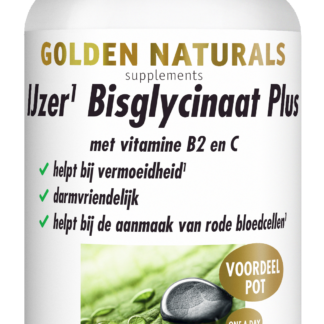 IJzer Bisglycinaat Plus (180 veganistische capsules)