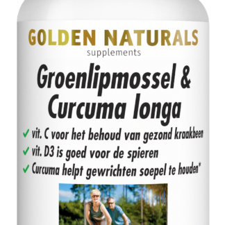 Groenlipmossel & Curcuma longa (60 capsules)