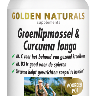 Groenlipmossel & Curcuma longa (180 capsules)