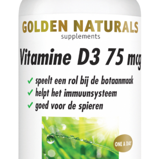 Vitamine D3 75 mcg (120 softgel capsules)