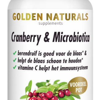 Cranberry & Microbiotica (180 veganistische maagsapresistente capsules)