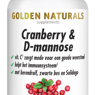 Cranberry & D-mannose (90 veganistische tabletten)