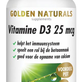 Vitamine D3 25 mcg (360 softgel capsules)