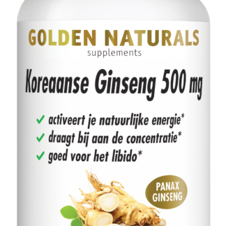 Koreaanse Ginseng 500 mg (60 veganistische capsules)