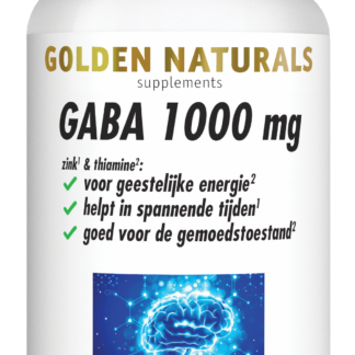GABA 1000 mg (60 veganistische tabletten)