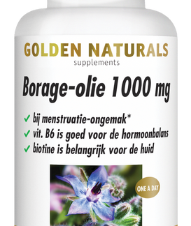Borage-olie 1000 mg (60 softgel capsules)