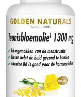 Teunisbloemolie 1300 mg (120 softgel capsules)